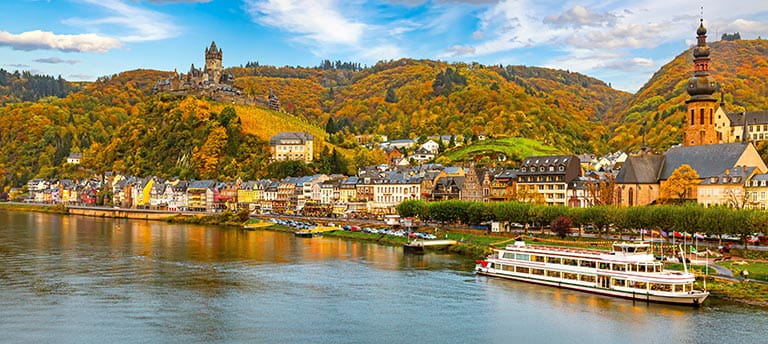 Cochem during autumn, Germany